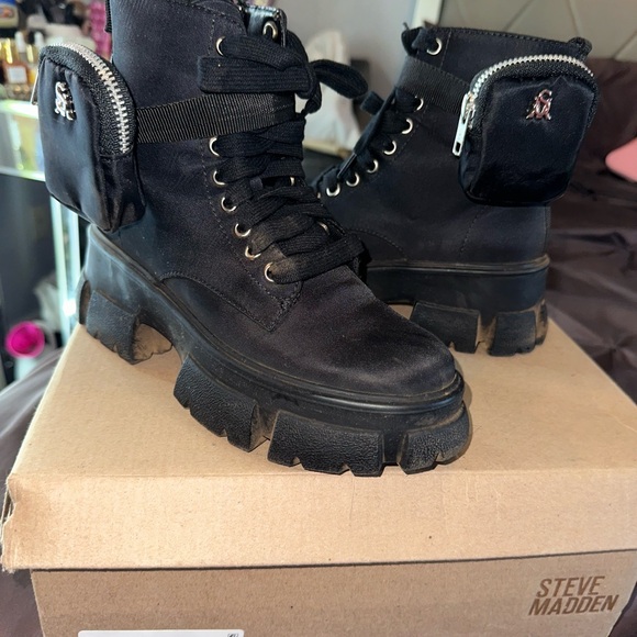 Steve Madden Combat Boots - Picture 5 of 12